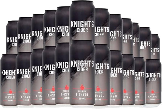 Knights Premium Cider 24 x 500ML Cans ABV 8.4% – image 2