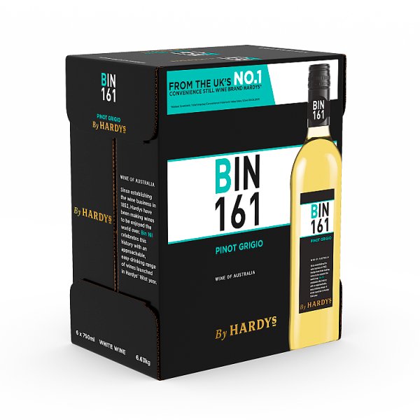 Bin 161 By Hardys Pinot Grigio White Wine 6 x 75cl – image 2