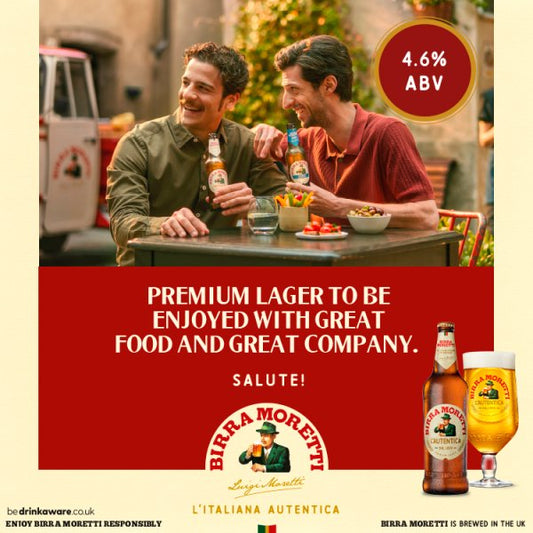 Birra Moretti Premium Lager Beer Bottle 12 x 660ml – image 2