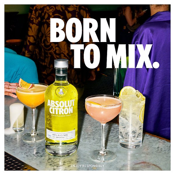 Absolut Citron Lemon Flavoured Vodka 70cl – image 5