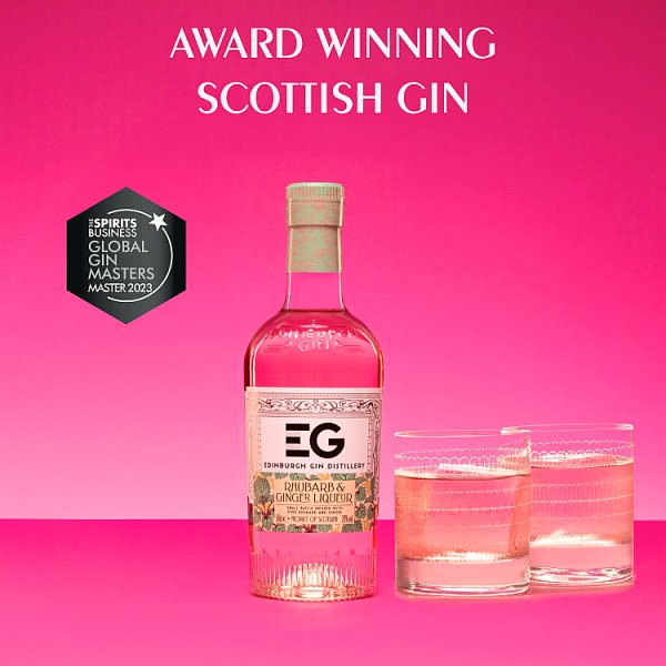 Edinburgh Gin Rhubarb & Ginger Liqueur 50cl – image 3