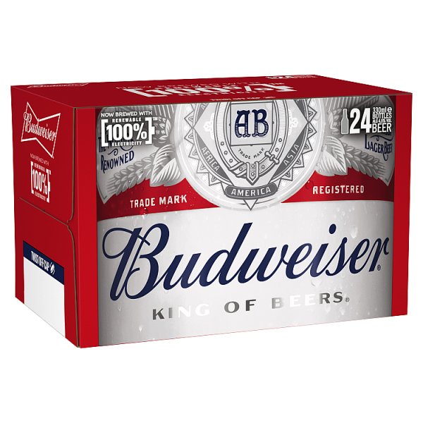 Budweiser Beer 24 x 330ml