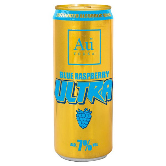 Au Vodka Ultra Blue Raspberry 12 x 500ml