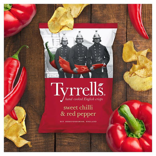 Tyrrells Sweet Chilli & Red Pepper Sharing Crisps 8 x 150g – image 2