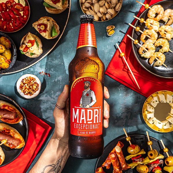 Madrí Excepcional Lager 12 x 660ml Bottle – image 4