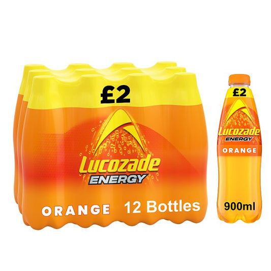 Lucozade Energy Drink Orange 12 x 900ml