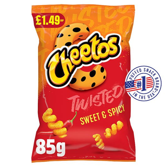 Cheetos Twisted Sweet & Spicy Sharing Crisps 12 x 85g
