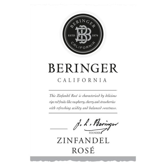 Beringer Zinfandel Rosé 6 x 750ml Bottles – image 2