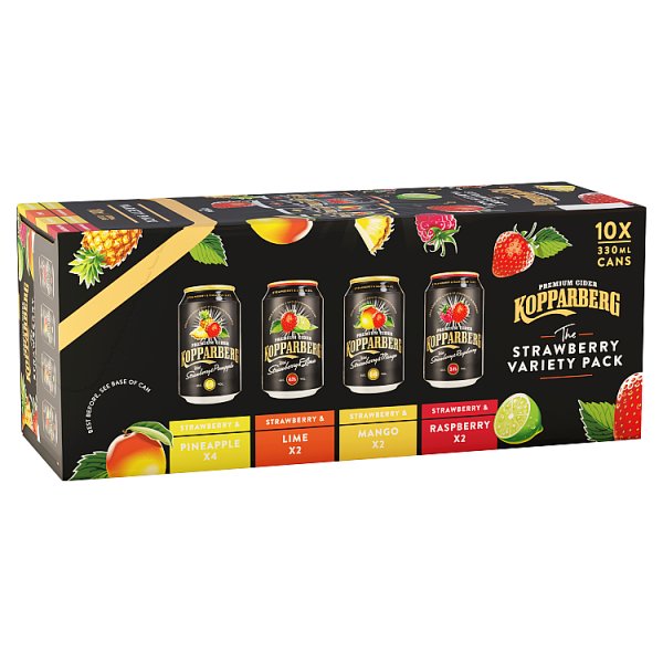 Kopparberg Premium Cider The Strawberry Variety Pack 10 x 330ml