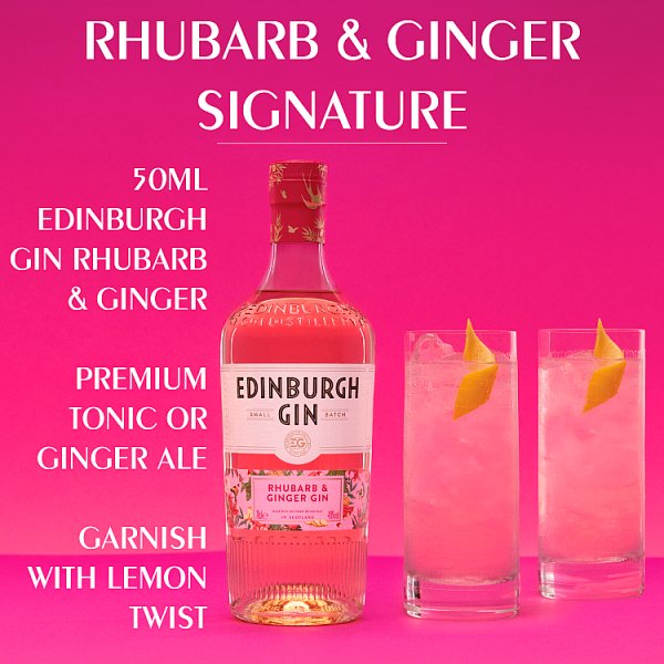 Edinburgh Gin Rhubarb & Ginger Gin 70cl – image 4
