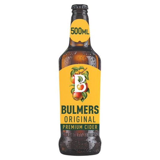 Bulmers Original Premium Apple Cider Bottle 12 x 500ml