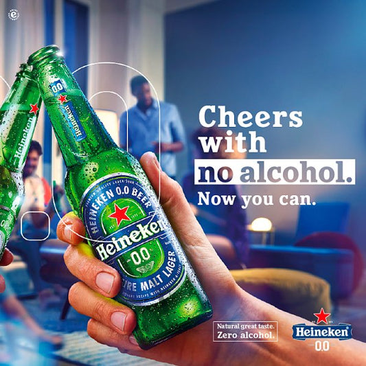 Heineken Alcohol Free Lager Beer Bottle 24 x 330ml – image 2