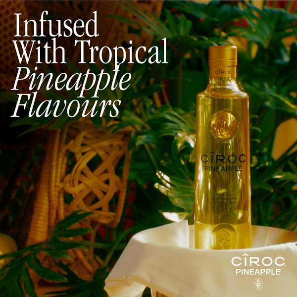 Cîroc Pineapple Vodka Vol 70cl Bottle – image 2