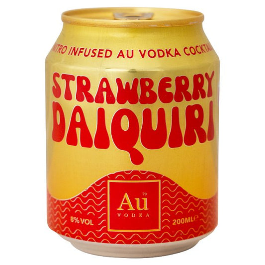 Au Vodka Strawberry Daiquiri 12 x 200ml