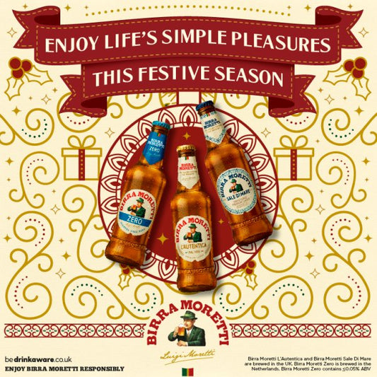 Birra Moretti Zero Alcohol Free Beer Bottles 24 x 330ml – image 2