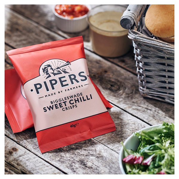 Pipers Biggleswade Sweet Chilli Crisps Grab Bag 24 x 40g – image 3