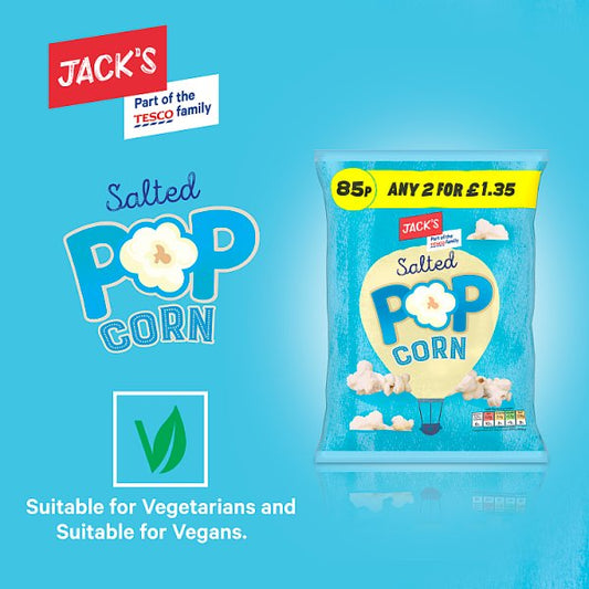 Jack's Salted Popcorn 18 x 50g – image 2