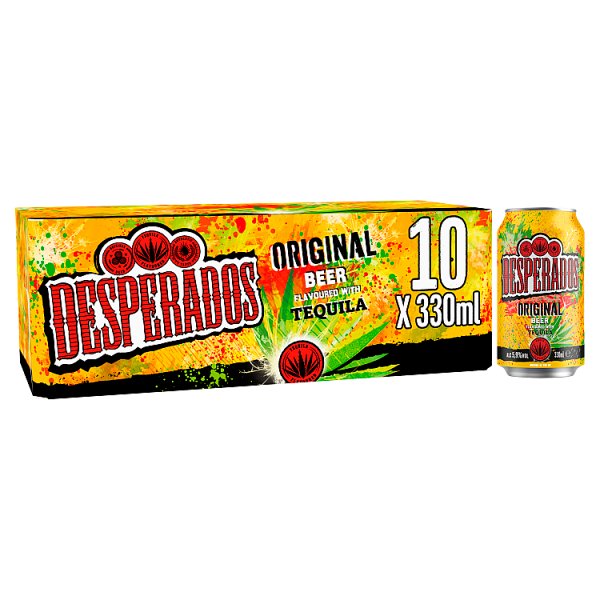 Desperados Original Tequila Lager Beer Can 20 x 330ml
