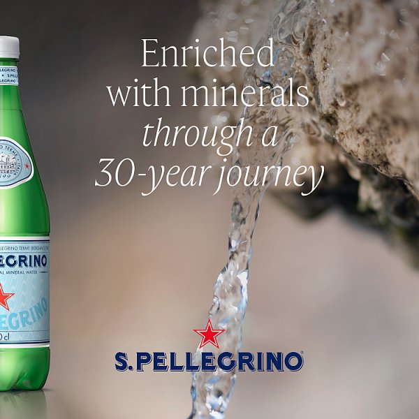 San Pellegrino Sparkling Natural Mineral Water Glass 12 x 750ml – image 3