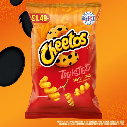 Cheetos Twisted Sweet & Spicy Sharing Crisps 12 x 85g – image 2