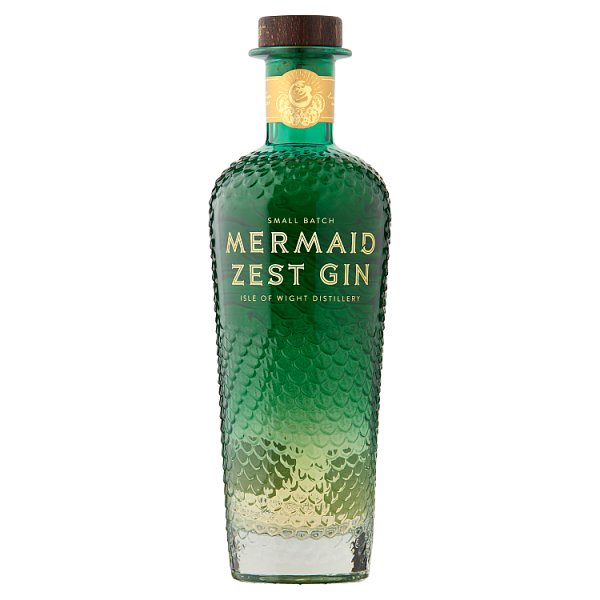 ISLE OF WIGHT DISTILLERY Mermaid Zest Gin 70cl Bottle