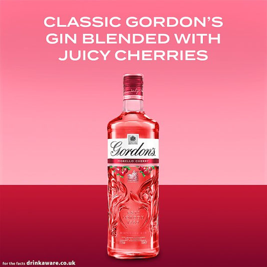 Gordon's Morello Cherry Distilled Gin Vol 70cl Bottle – image 2
