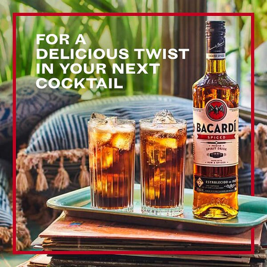 BACARDÍ Spiced Premium Rum Spirit Drink, 70cl Bottle – image 2