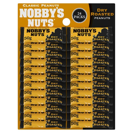 Nobby's Nuts Dry Roasted Peanuts Pub Card 24 x 50g