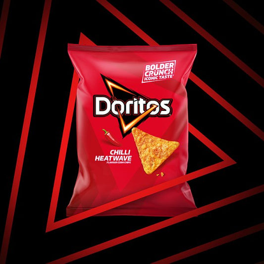 Doritos Chilli Heatwave Tortilla Chips Sharing Bag Crisps 12 x 140g – image 2
