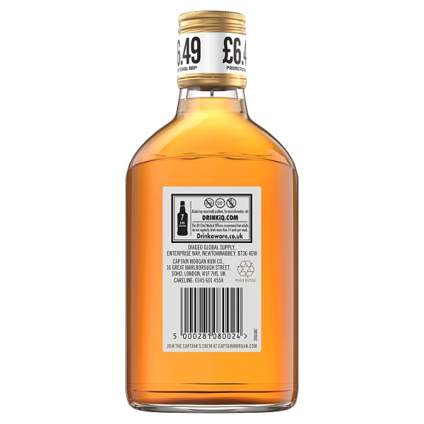 Captain Morgan Original Spiced Gold Rum Vol 6 x 20cl – image 2
