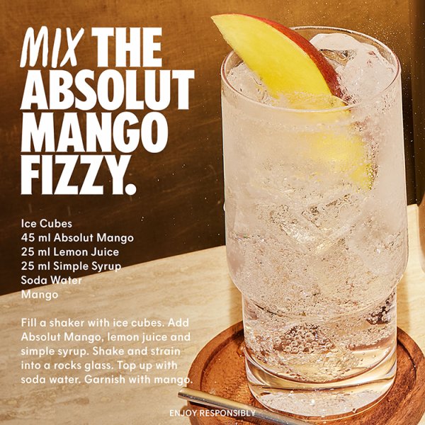 Absolut Mango Vodka 70cl – image 4