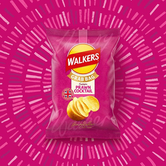Walkers Prawn Cocktail Grab Bag Crisps 32 x 45g – image 2