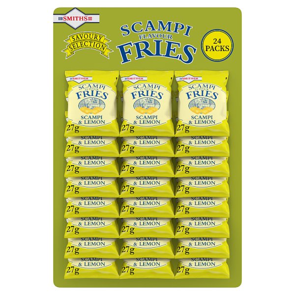 Smiths Fries Scampi & Lemon Snacks Pub Card 96 x 27g