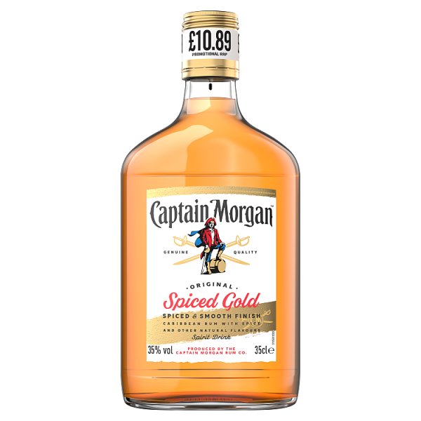 Captain Morgan Original Spiced Gold Rum Based Spirit Drink 6 x 35cl