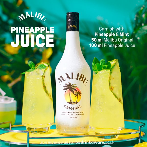 Malibu Original White Rum with Coconut Flavour 70cl – image 2