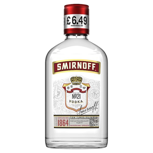 Smirnoff No. 21 Vodka 6 x 20cl