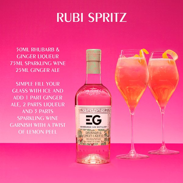 Edinburgh Gin Rhubarb & Ginger Liqueur 50cl – image 4