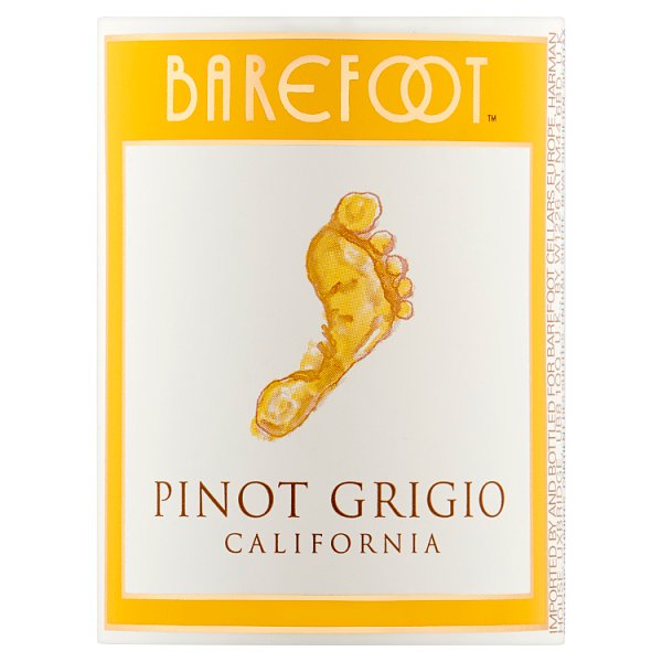 Barefoot Pinot Grigio White Wine 12 x 187ml – image 2